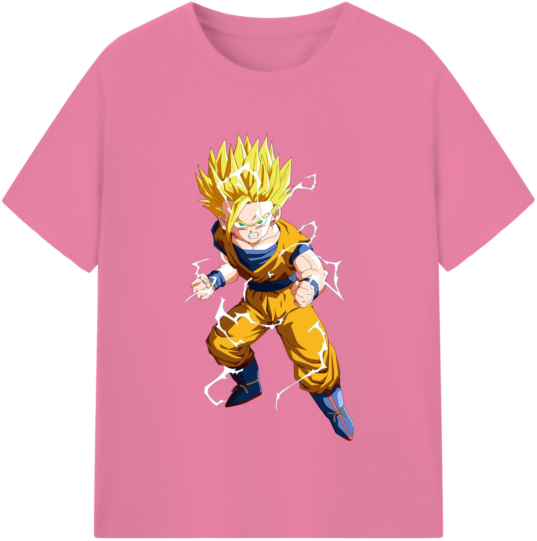 （画像用） ドラゴンボール 孫 悟飯（そんごはん）DRAGON BALL Son Gohan 綿100％半袖Tシャツ（フロントプリント）
